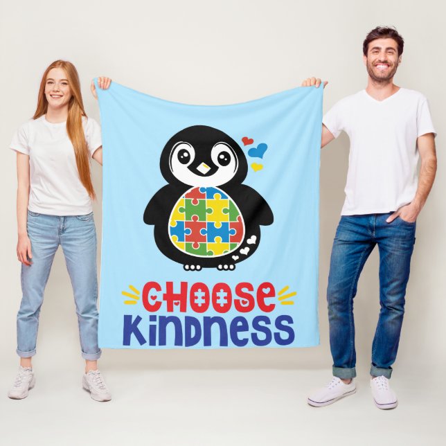 Autism Awareness - Fleece Blanket (In Situ)