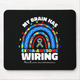Autism Awareness For Boys Kid Puzzle Autistic Auti Mouse Pad