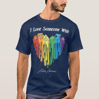 Autism Awareness  for Mum Dad Grandma SisterSuppor T-Shirt