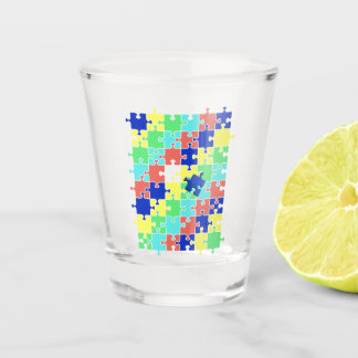 Autism Awareness fulfilment piece Shot Glass
