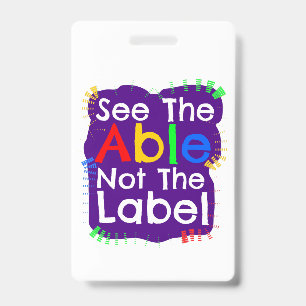 Autism Awareness Gifts ID Badge