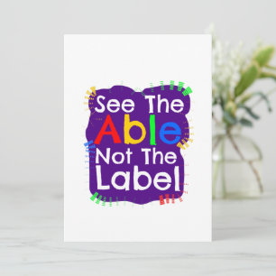 Autism Awareness Gifts Invitation