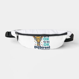 Autism Awareness Giraffe It’s OK to Be Different S Bum Bags