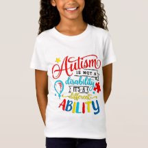 Autism Awareness Girls TShirt