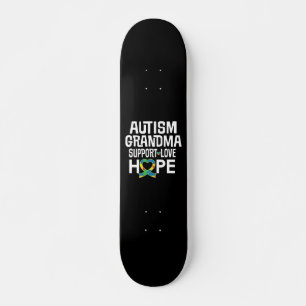 Autism Awareness Grandma Skateboard