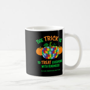 Autism Awareness Halloween Fall October Puzzle Pum Coffee Mug