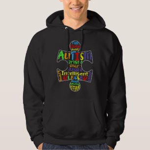 Autism Awareness Heart Blessed Men Women Kids Chil Hoodie