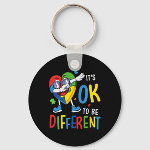 Autism Awareness Heart Dabbing Acceptance Men Wome Key Ring