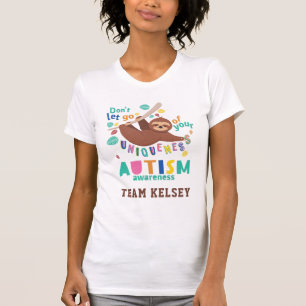 Autism Awareness Hold On To Your Uniqueness Custom T-Shirt