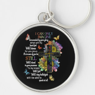Autism Awareness I Can Only Imagine Jesus Faith Key Ring