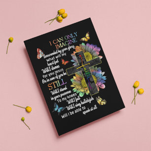 Autism Awareness I Can Only Imagine Jesus Faith Postcard