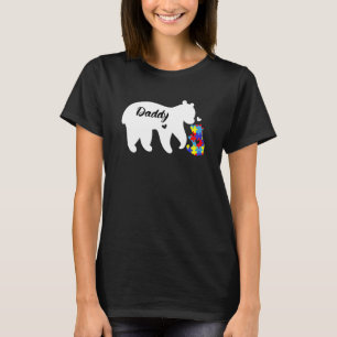 Autism Awareness I Love Someone With Autism Bear 6 T-Shirt