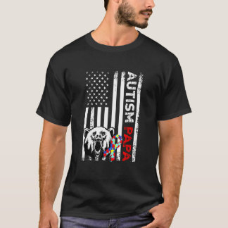 Autism Awareness I Love Someone With Autism Papa 2 T-Shirt