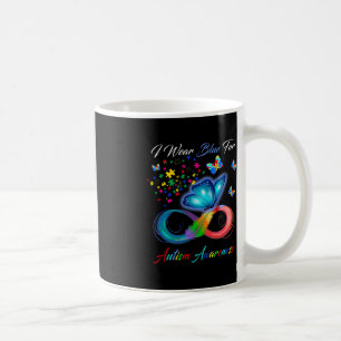 Autism Awareness - I Wear Blue For Autism Awarenes Coffee Mug