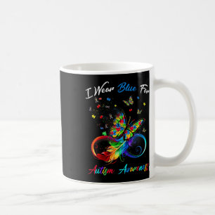 Autism Awareness - I Wear Blue For Autism Awarenes Coffee Mug