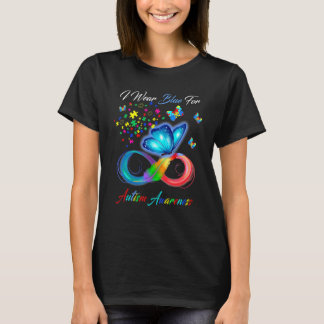 Autism Awareness I Wear Blue For Autism Awareness  T-Shirt