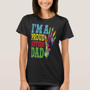 Autism Awareness I'm A Proud Autism Dad T-Shirt
