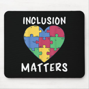 Autism Awareness, Inclusion S _1  Mouse Pad