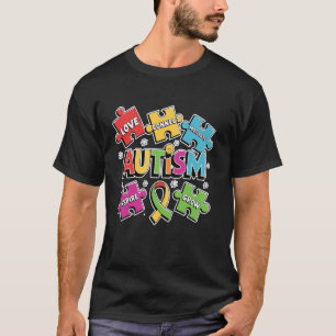 Autism Awareness - Inspire Grow Love Autistic Kids T-Shirt