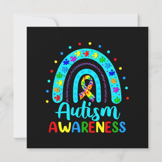 Autism Awareness Invitation (Front)