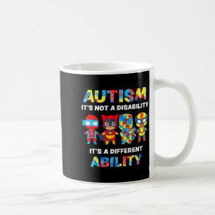 Autism Awareness Its A Different Ability Funny Sup Coffee Mug