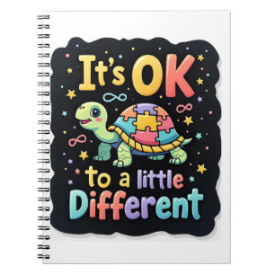 Autism Awareness It's Ok To Be A Little Different  Notebook