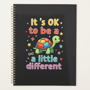 Autism Awareness It's Ok To Be A Little Different Planner