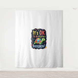 Autism Awareness It's Ok To Be A Little Different Tapestry