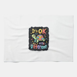 Autism Awareness It's Ok To Be A Little Different  Tea Towel