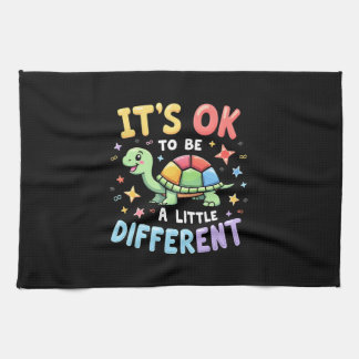 Autism Awareness It's Ok To Be A Little Different  Tea Towel
