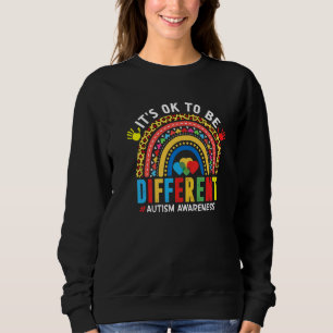 Autism Awareness It's Ok To Be Different Cute Auti Sweatshirt