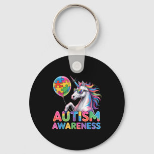 Autism awareness key ring