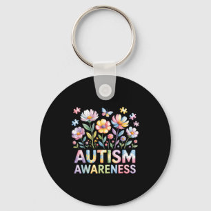 Autism awareness key ring