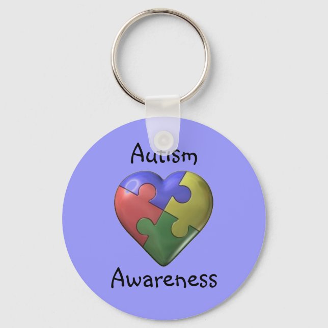Autism Awareness Key Ring (Front)