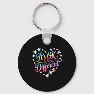 Autism awareness key ring