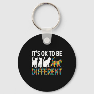 Autism awareness key ring