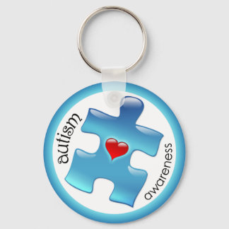Autism Awareness Keychain - Blue
