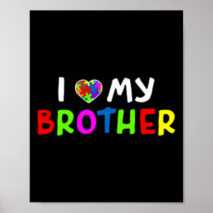 Autism Awareness Kids Brothers  Poster