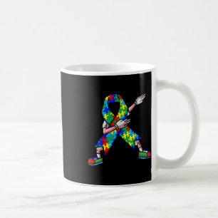 Autism Awareness Kids Dabbing Puzzle Piece Love Da Coffee Mug