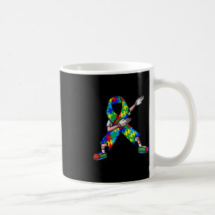 Autism Awareness Kids Dabbing Puzzle Piece Love Da Coffee Mug