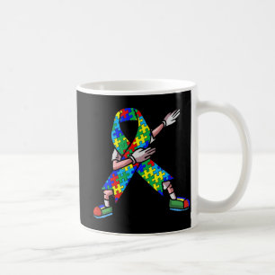 Autism Awareness Kids Dabbing Puzzle Piece Love Da Coffee Mug