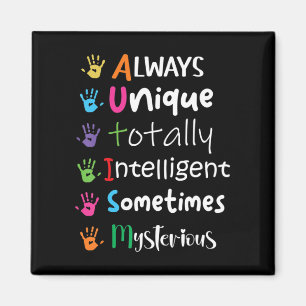 Autism Awareness Kindness Shirt Always Unique Tota Magnet