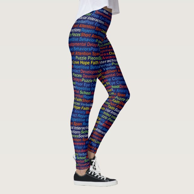 Autism Awareness Legging (Right)