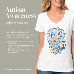 Autism Awareness - Let Your Light Shine T-Shirt