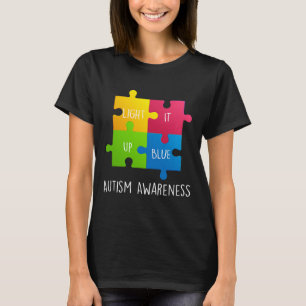 Autism Awareness Light It Up Blue T-Shirt