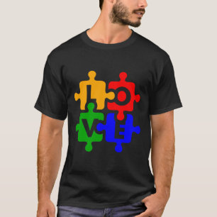 Autism Awareness Love Puzzle Asd Or Neurodiversity T-Shirt
