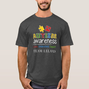 Autism Awareness Love Understand Support Custom T-Shirt