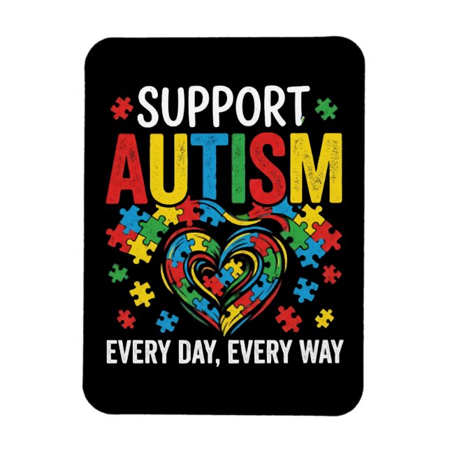 Autism awareness magnet (Vertical)