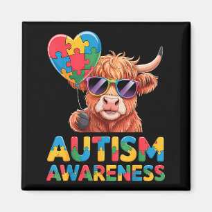 Autism awareness magnet
