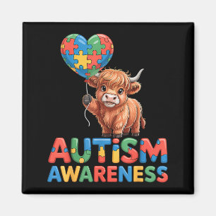 Autism awareness magnet